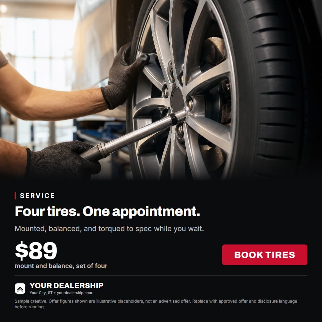Tire offer, Meta feed